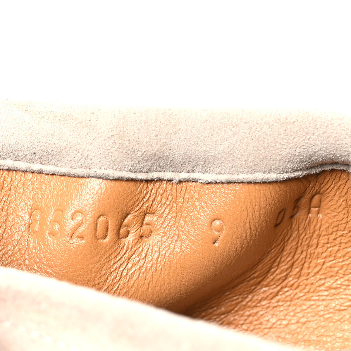 Gucci Suede Mens 1953 Horsebit Loafers 9 Oatmeal 8 of 10