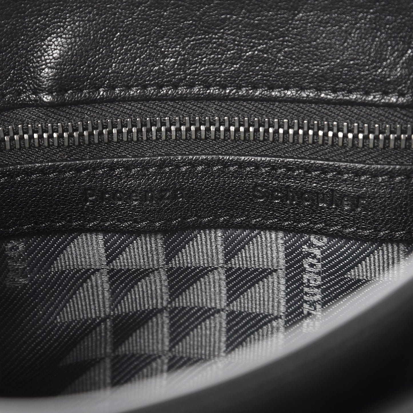Lambskin Fringe PS1 Crossbody Pouch Black