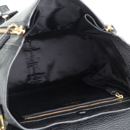 3.1 Phillip Lim 3.1 Textured Calfskin Medium Pashli Satchel Black 5 of 7
