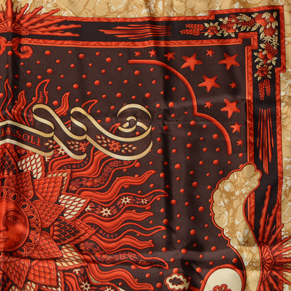 Hermes Silk Gloria Soli Scarf 90 4 of 7