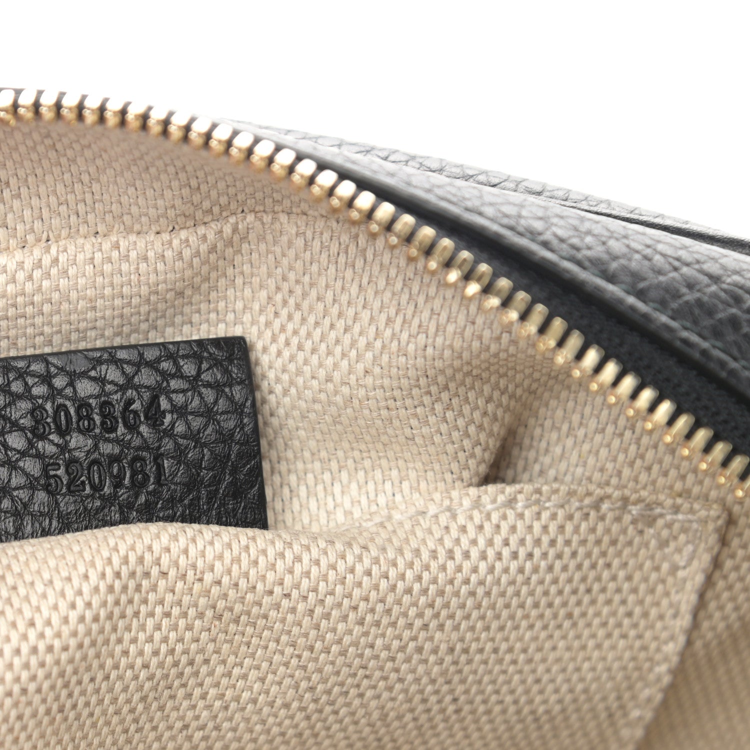 Gucci Pebbled Calfskin Small Soho Disco Bag Black 7 of 10