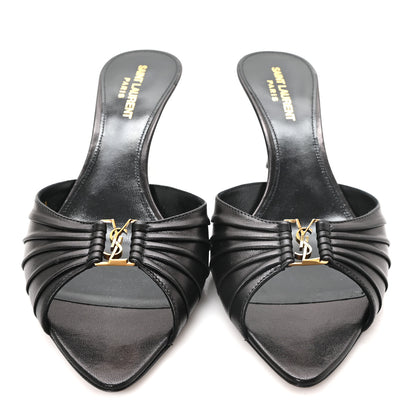 Saint Laurent Nappa Sugar Babylone 90 Mules 40.5 Black 3 of 9