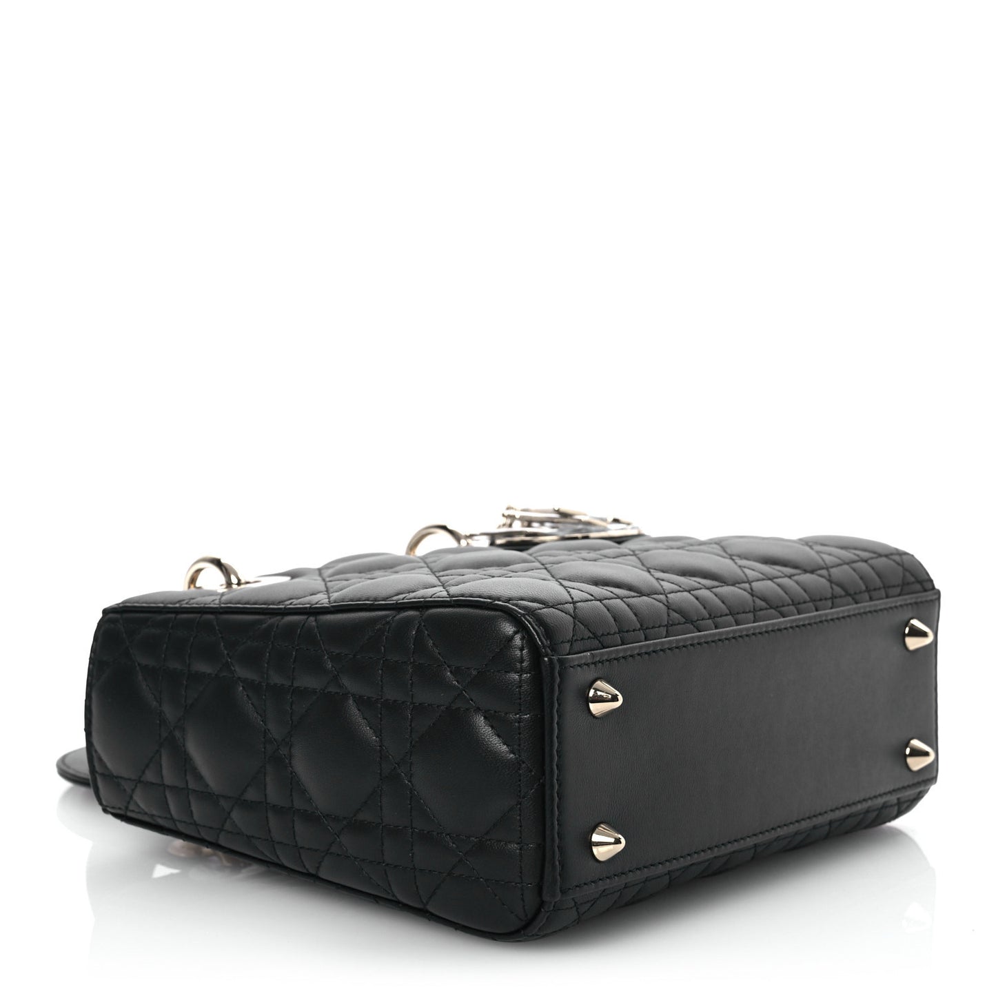 Lambskin Cannage Small My ABCDior Lady Dior Black