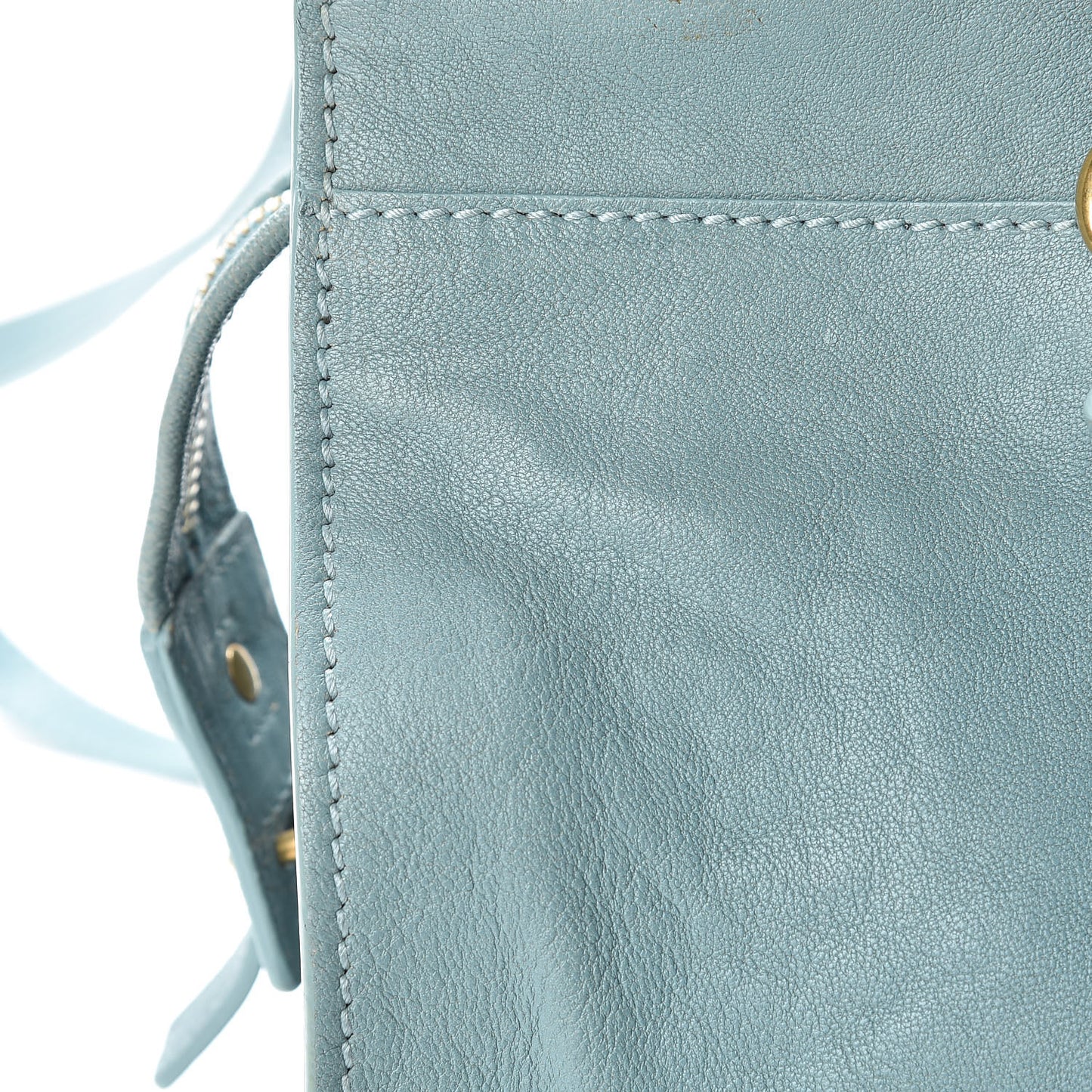 Sheepskin Small Cabas ChYc Blue Glacier