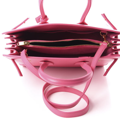 Saint Laurent Calfskin Small Sac De Jour Bubblegum 5 of 10