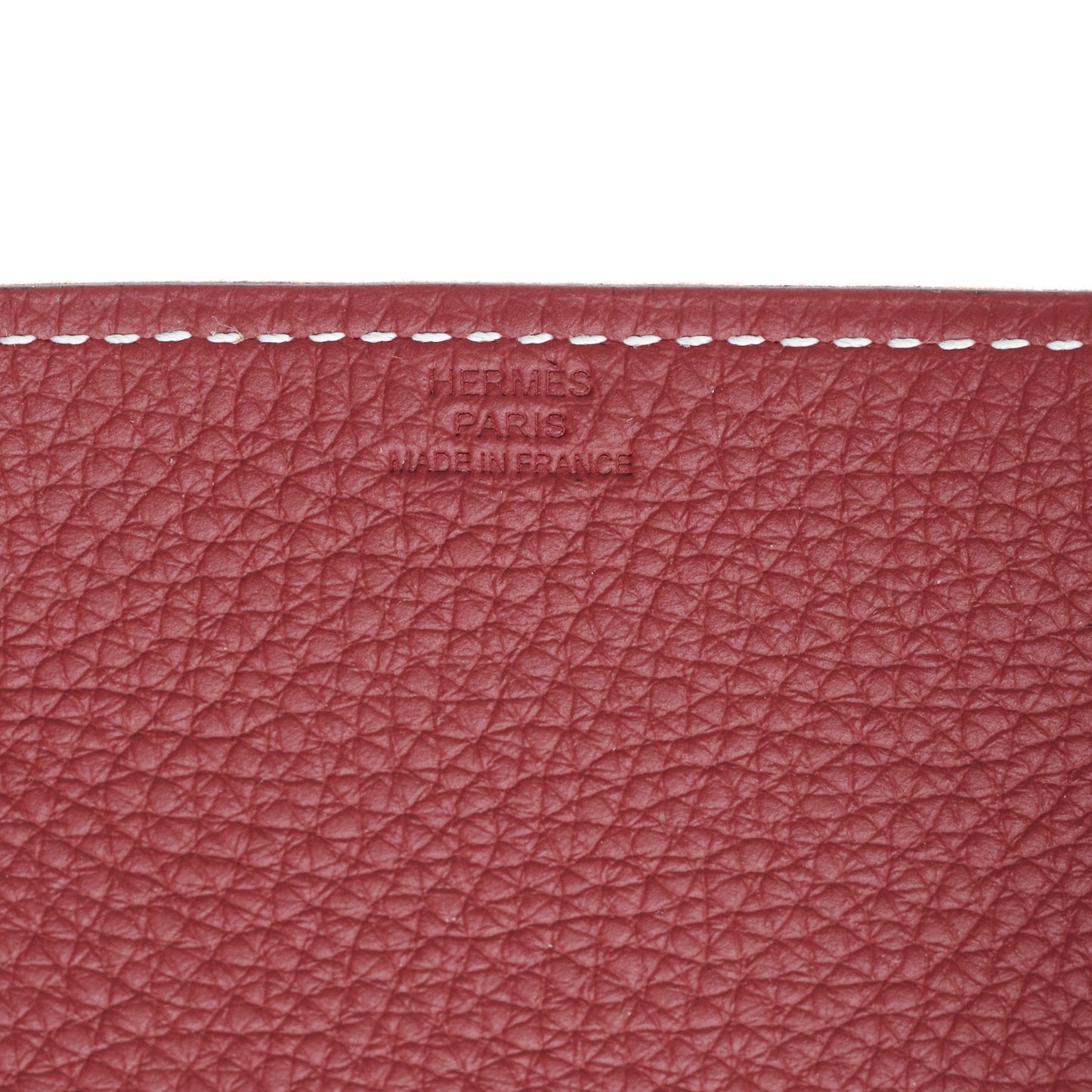 Taurillon Clemence Felt Bridge Mises et Relances Change Tray Orange Rouge H