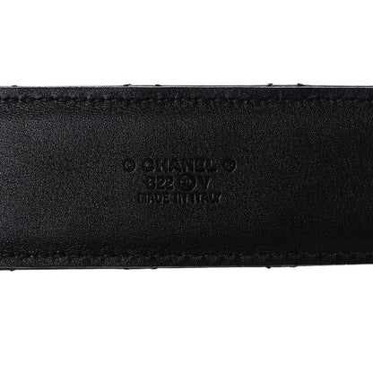 Chanel Lambskin Quilted CC Chain Belt 85 34 Black 5 of 9