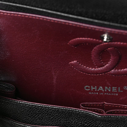 Chanel Caviar Quilted Small Double Flap Black 13 of 14