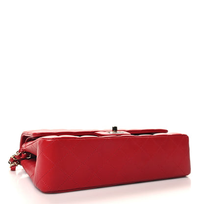 Chanel Lambskin Quilted Medium Double Flap Red 4 of 11