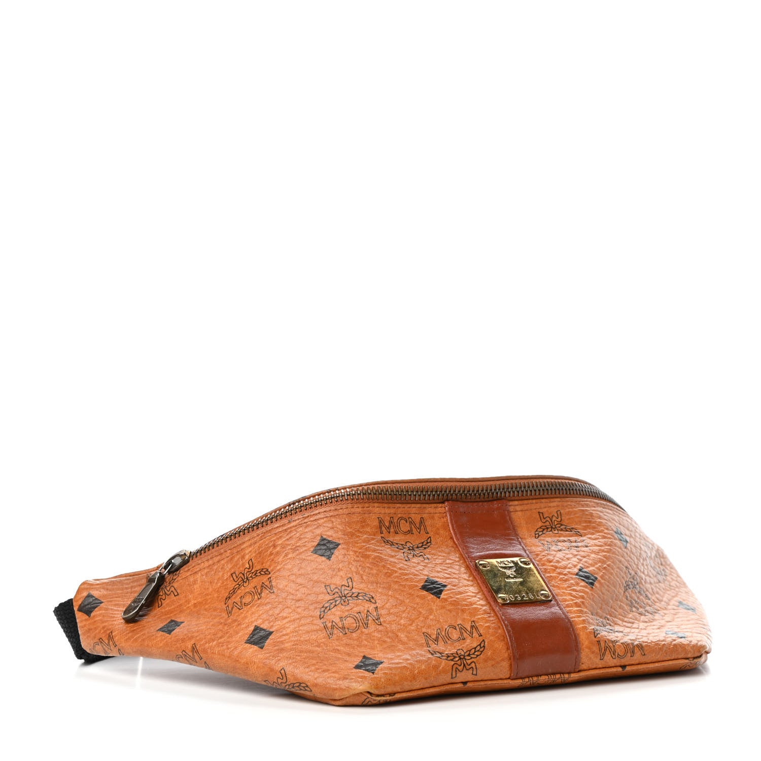 MCM Visetos Belt Bag Cognac 4 of 9