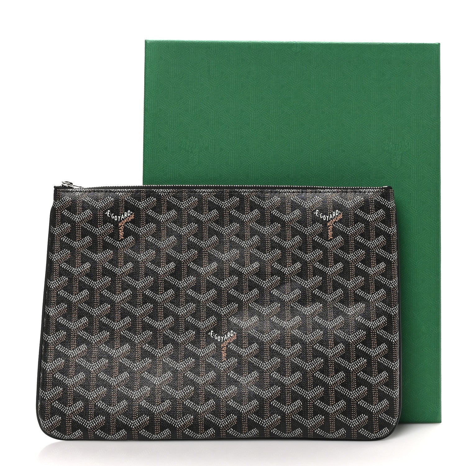Goyard Goyardine Senat Pochette MM Black 8 of 8