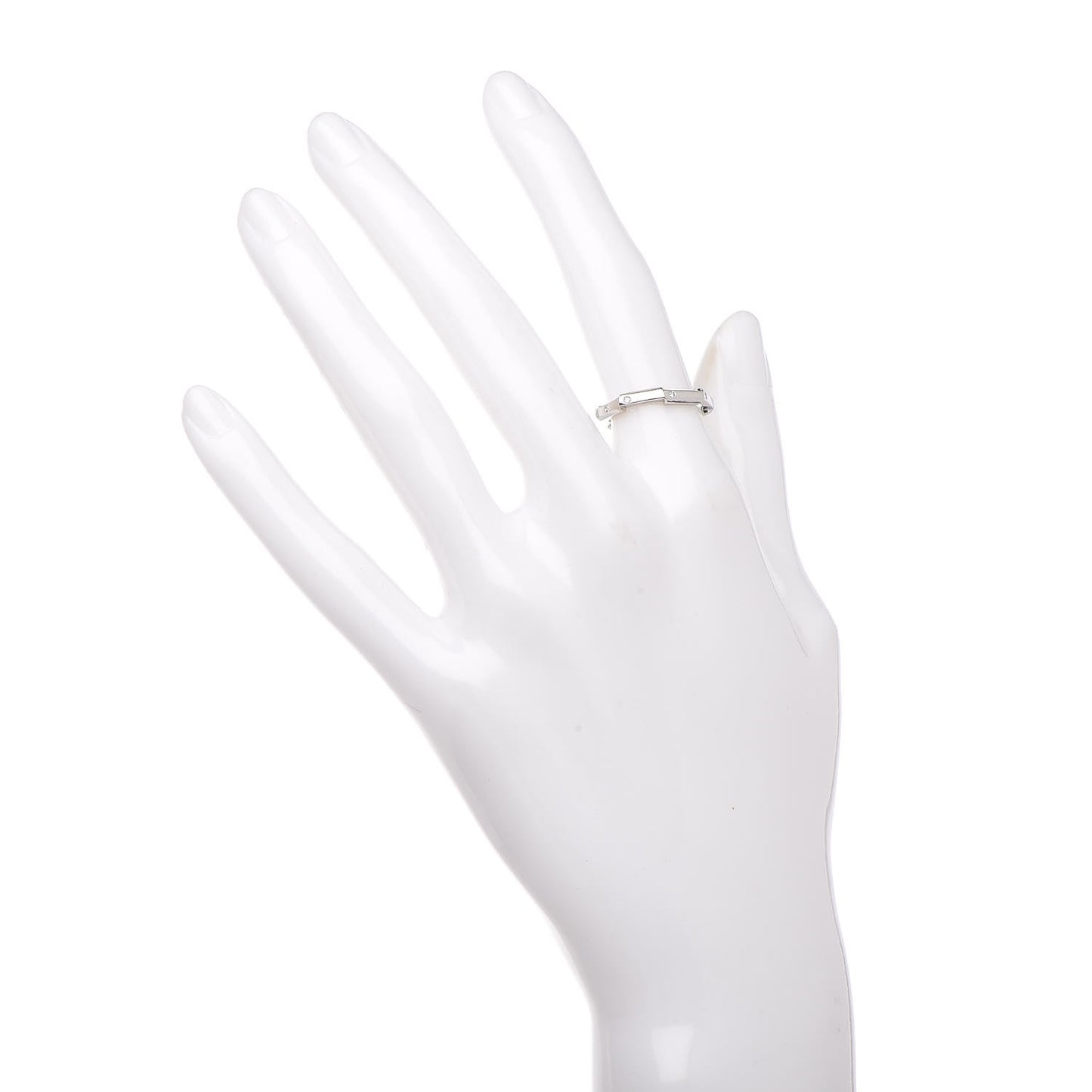 Platinum Diamond Link To Love Band Ring 50 5.25