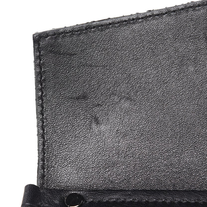Givenchy Lambskin Embroidered Studded Small GV3 Shoulder Bag Black 11 of 13