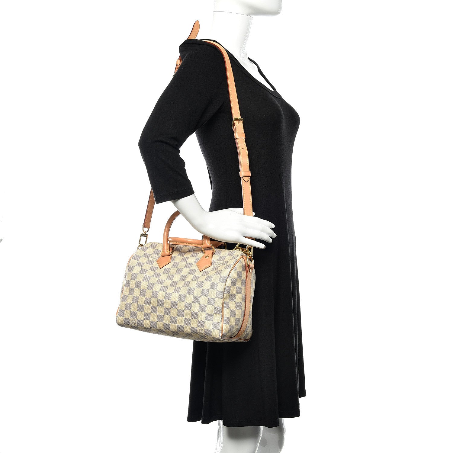 Louis Vuitton Damier Azur Speedy Bandouliere 25 2 of 10