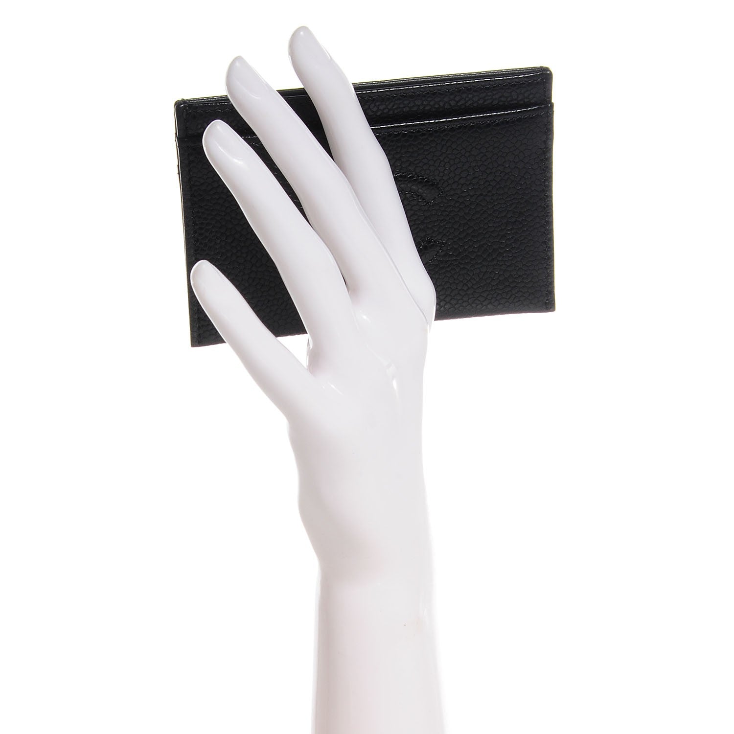 Chanel Caviar Timeless CC Card Holder Black 2 of 7