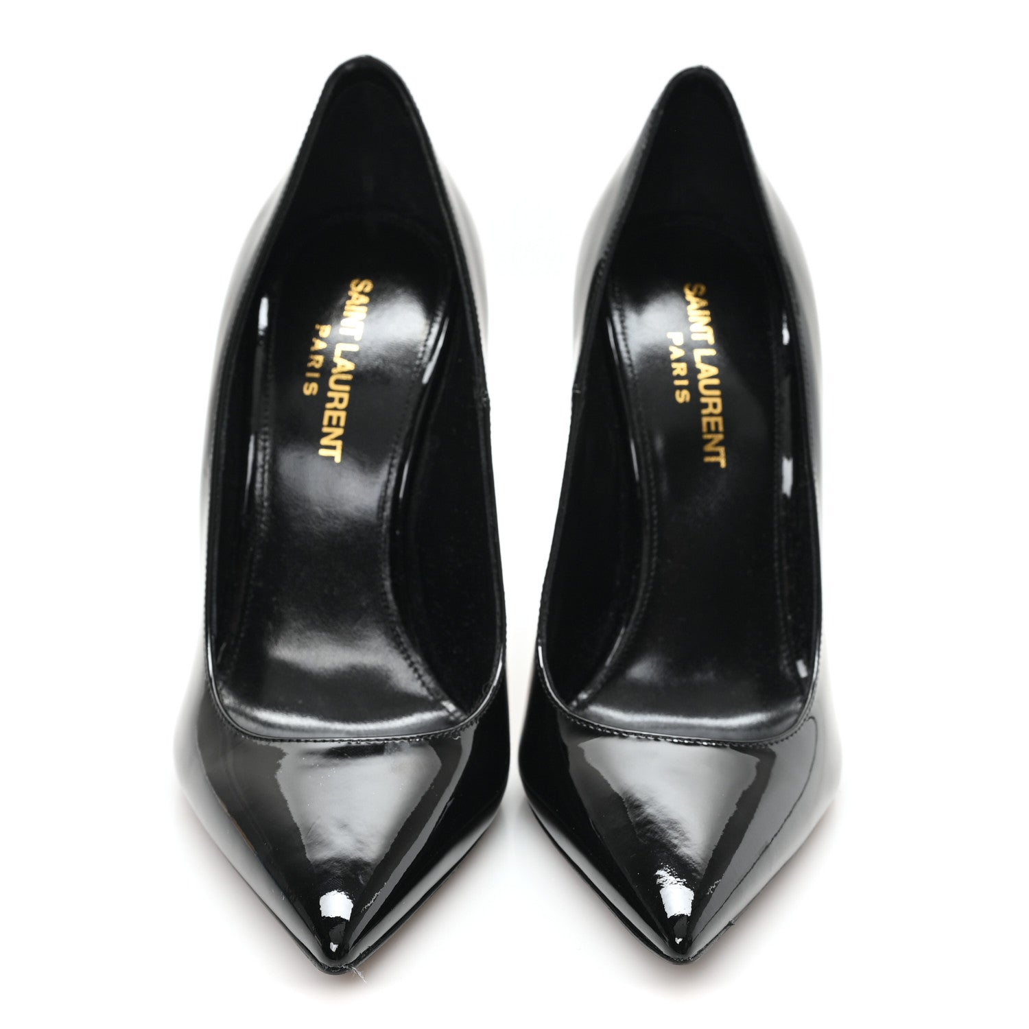 Saint Laurent Patent Opyum 110 Pumps 36 Black Gold 36 Black Gold 3 of 9