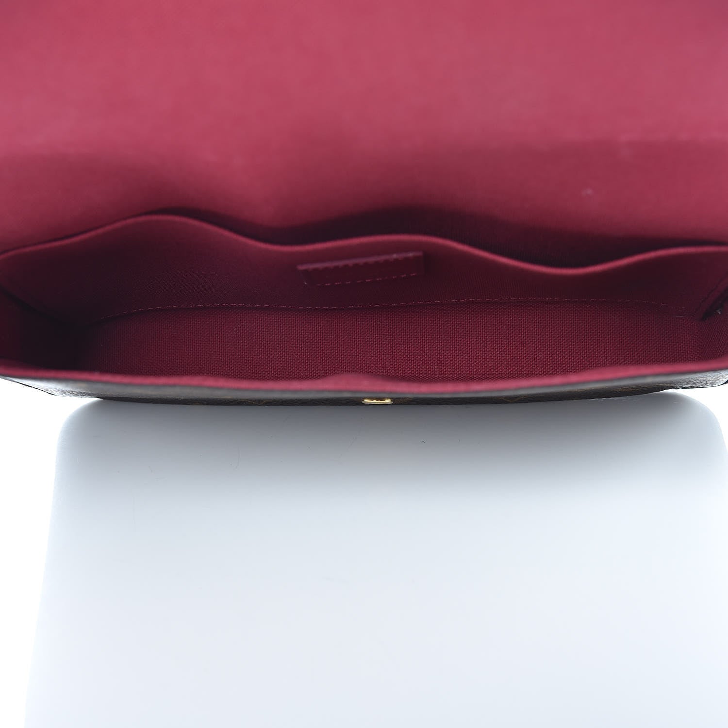 Louis Vuitton Monogram Pochette Felicie Chain Wallet Fuchsia 8 of 12