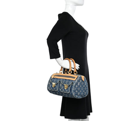 Louis Vuitton Monogram Denim Neo Speedy Blue 2 of 11