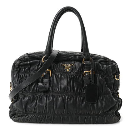 Prada Nappa Gaufre Tote Black 1 of 10