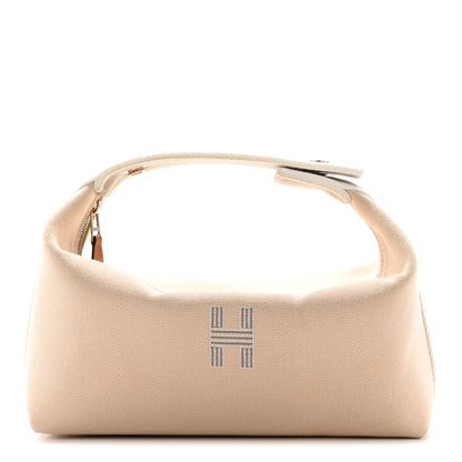 Hermes Canvas Small Bride-A-Brac Pouch Natural 1 of 11
