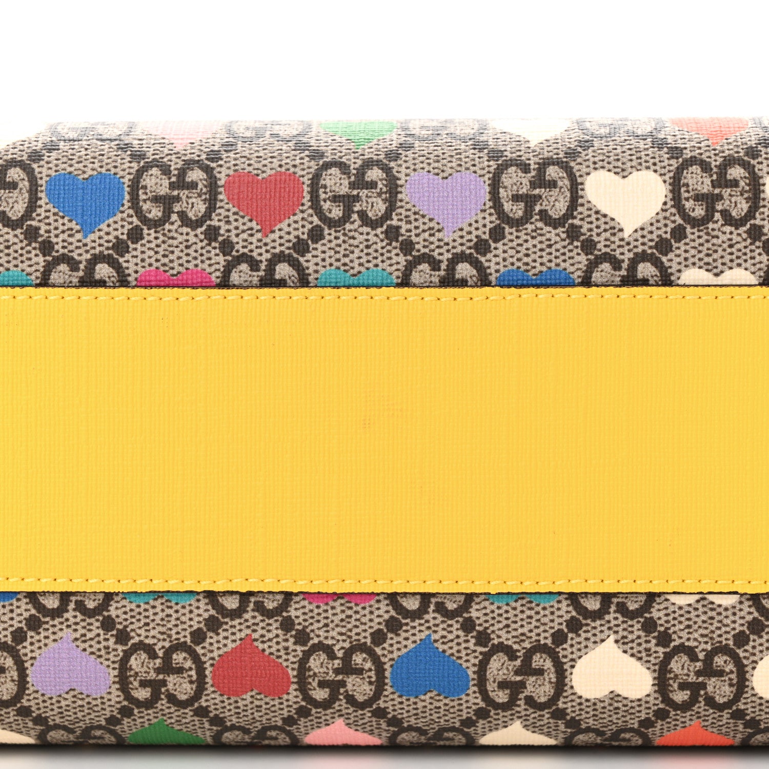 Gucci GG Supreme Monogram Hearts Childrens Tote Beige Ebony Multicolor Freesia 11 of 11