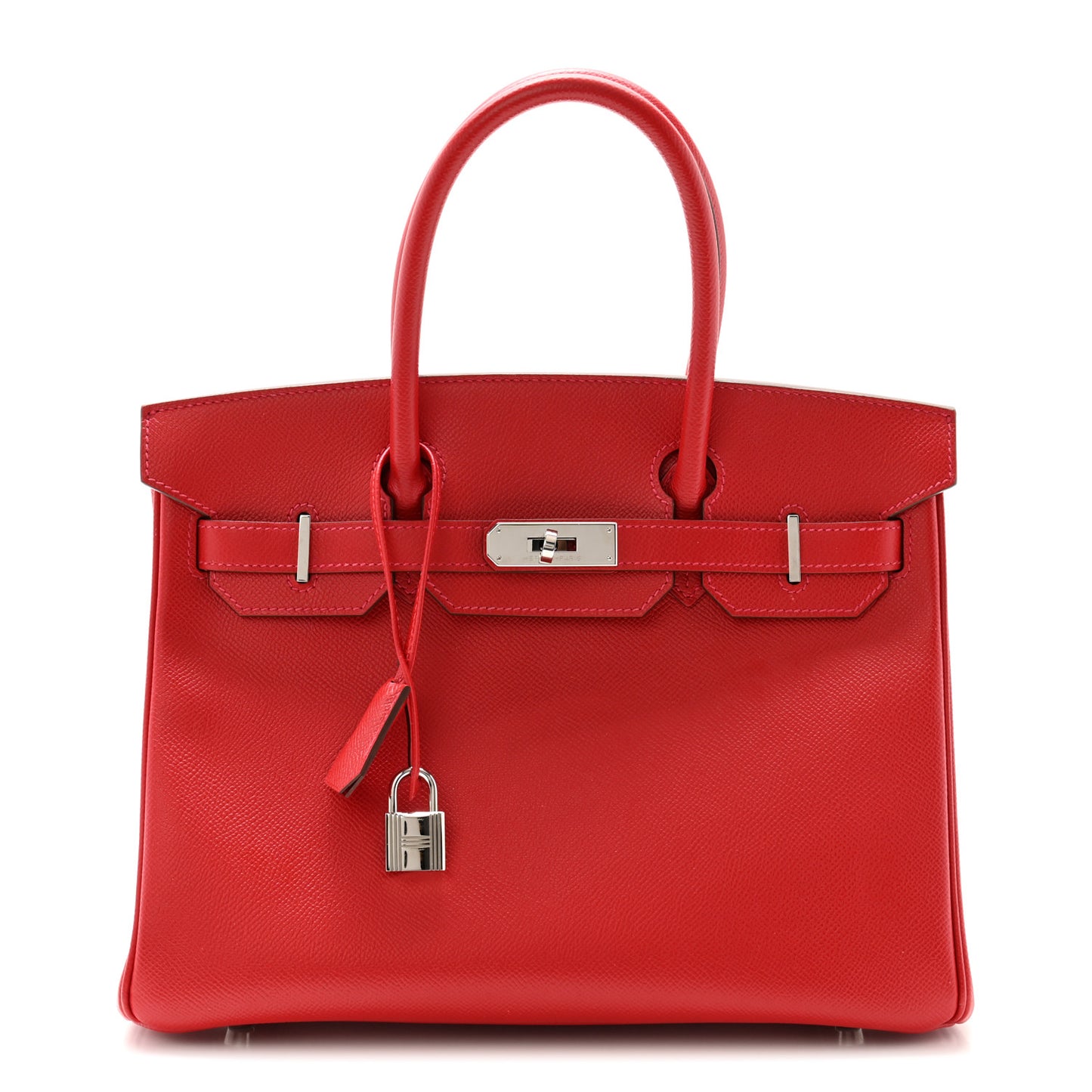 Epsom Birkin 30 Rouge Casaque