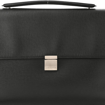 Louis Vuitton Taiga Angara Briefcase Black 7 of 12