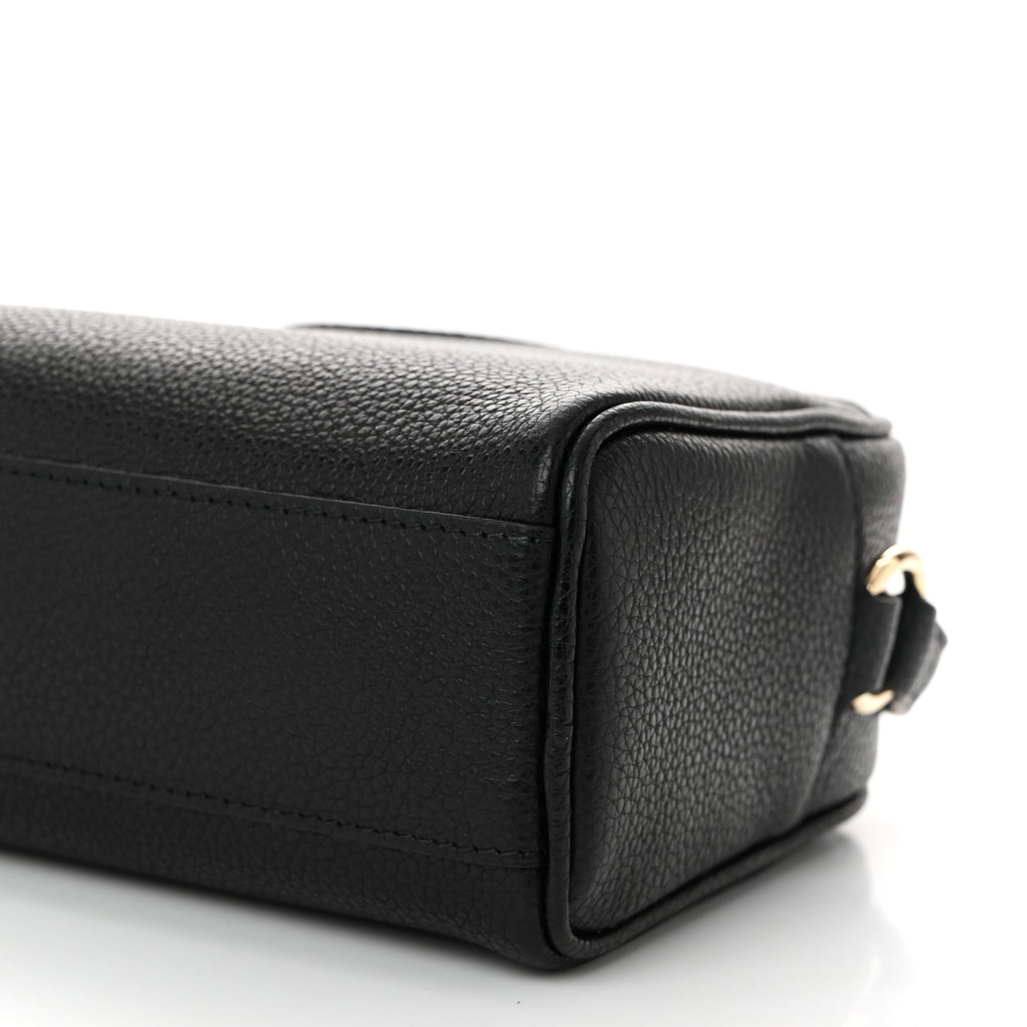 Calfskin Travel Camera Crossbody Bag Black