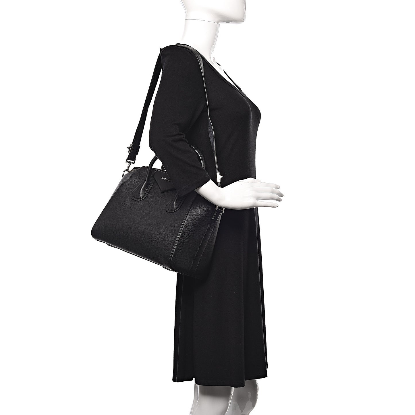 Sugar Goatskin Small Antigona Black