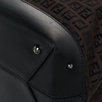 Fendi Zucchino Tote Dark Brown 11 of 13
