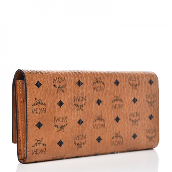 Visetos Continental Flap Wallet Cognac