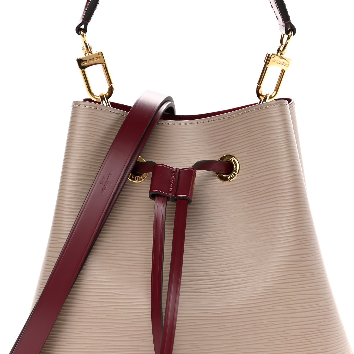 Louis Vuitton Epi Neonoe BB Galet Grenat 10 of 11