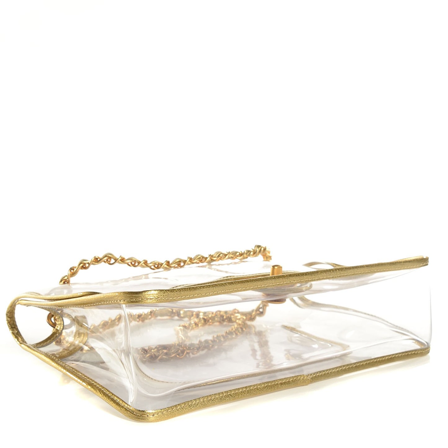 Vinyl Naked Classic Large Flap Gold