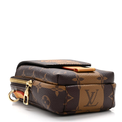 Louis Vuitton X NIGO Reverse Monogram Flat Double Phone Pouch 4 of 9