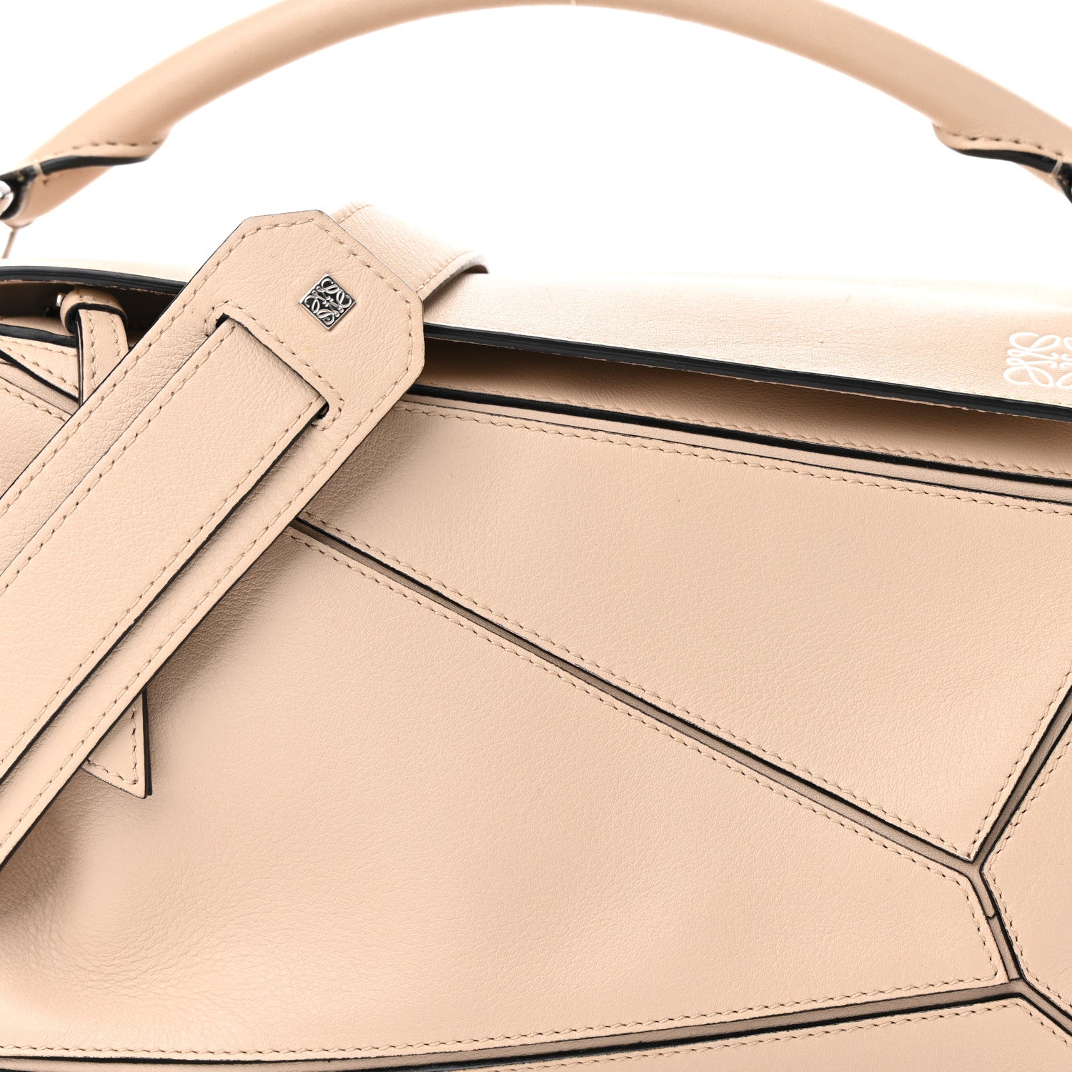 Loewe Calfskin Small Puzzle Bag Ash 6 of 10