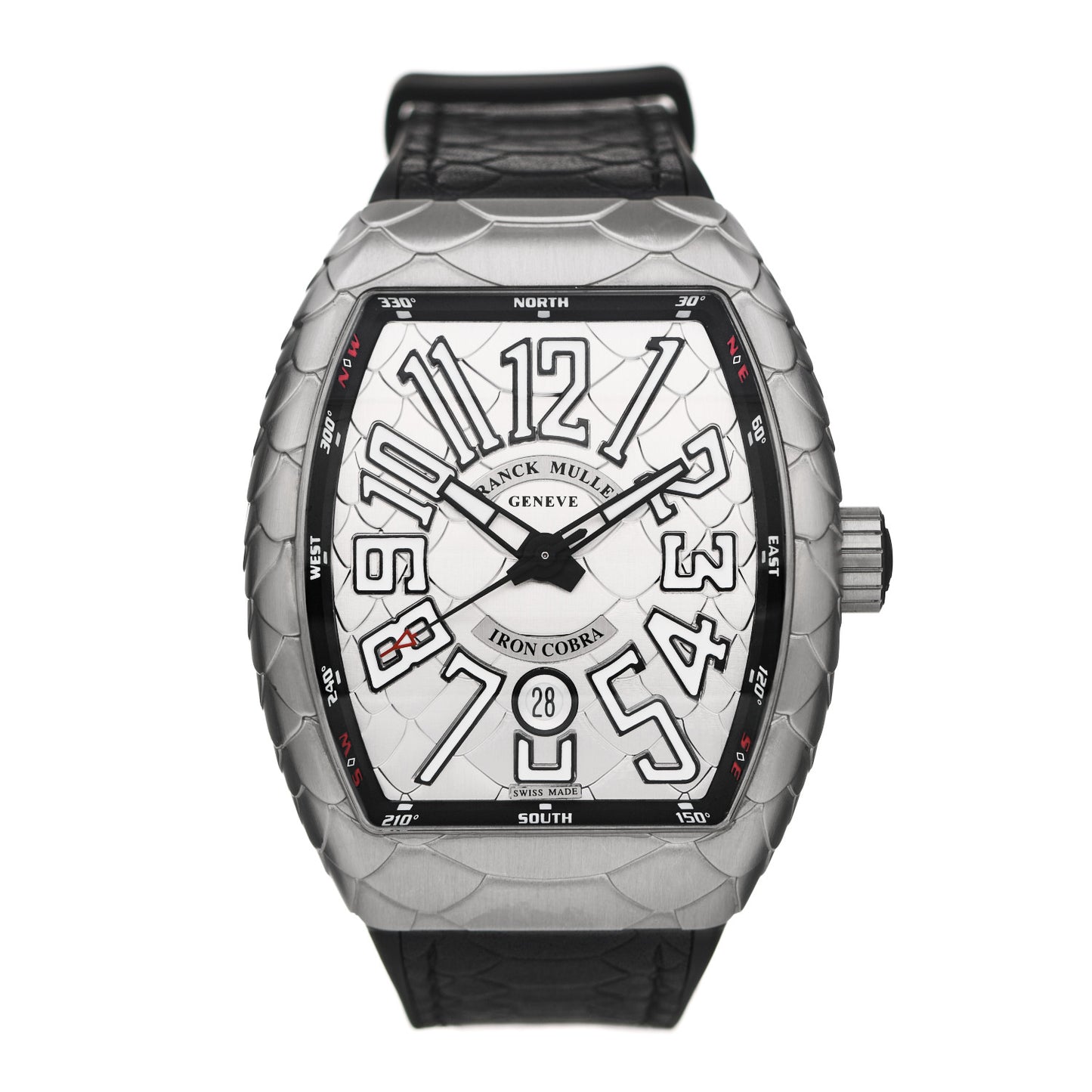 Stainless Steel Rubber 45mm Vanguard Limited Edition Iron Cobra Automatic Watch V45SCDTACNRIRON