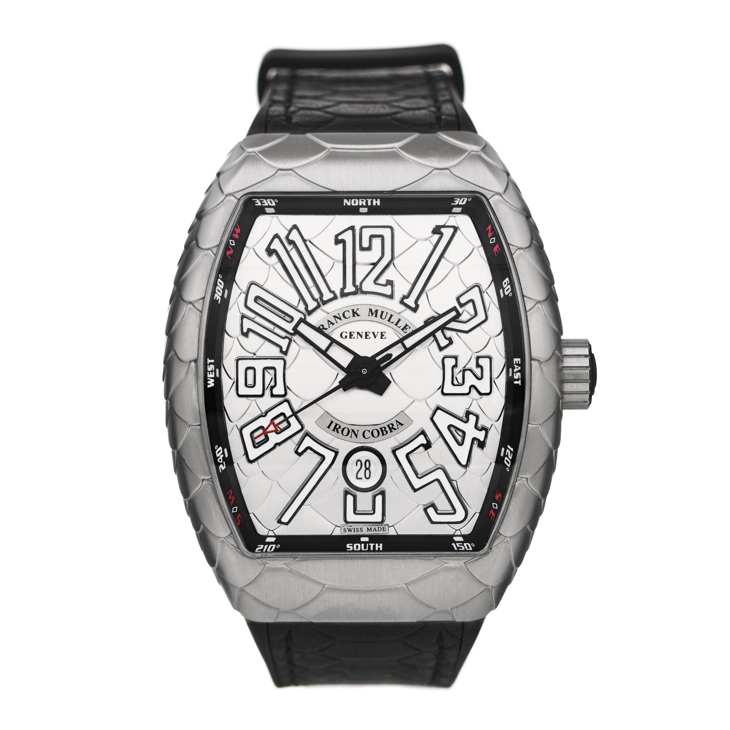 Franck Muller Stainless Steel Rubber 45mm Vanguard Limited Edition Iron Cobra Automatic Watch V45SCDTACNRIRON 1 of 5