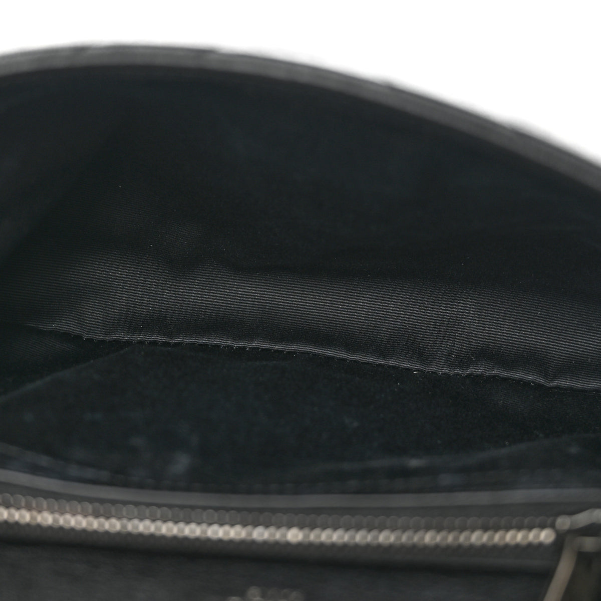 Saint Laurent Sheepskin Matelasse Chevron Monogram Medium College Bag Black 5 of 13