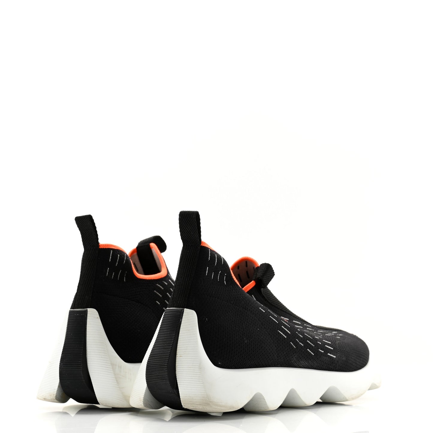 Technical Canvas Goatskin Mens Eclair Sneakers 40 Black