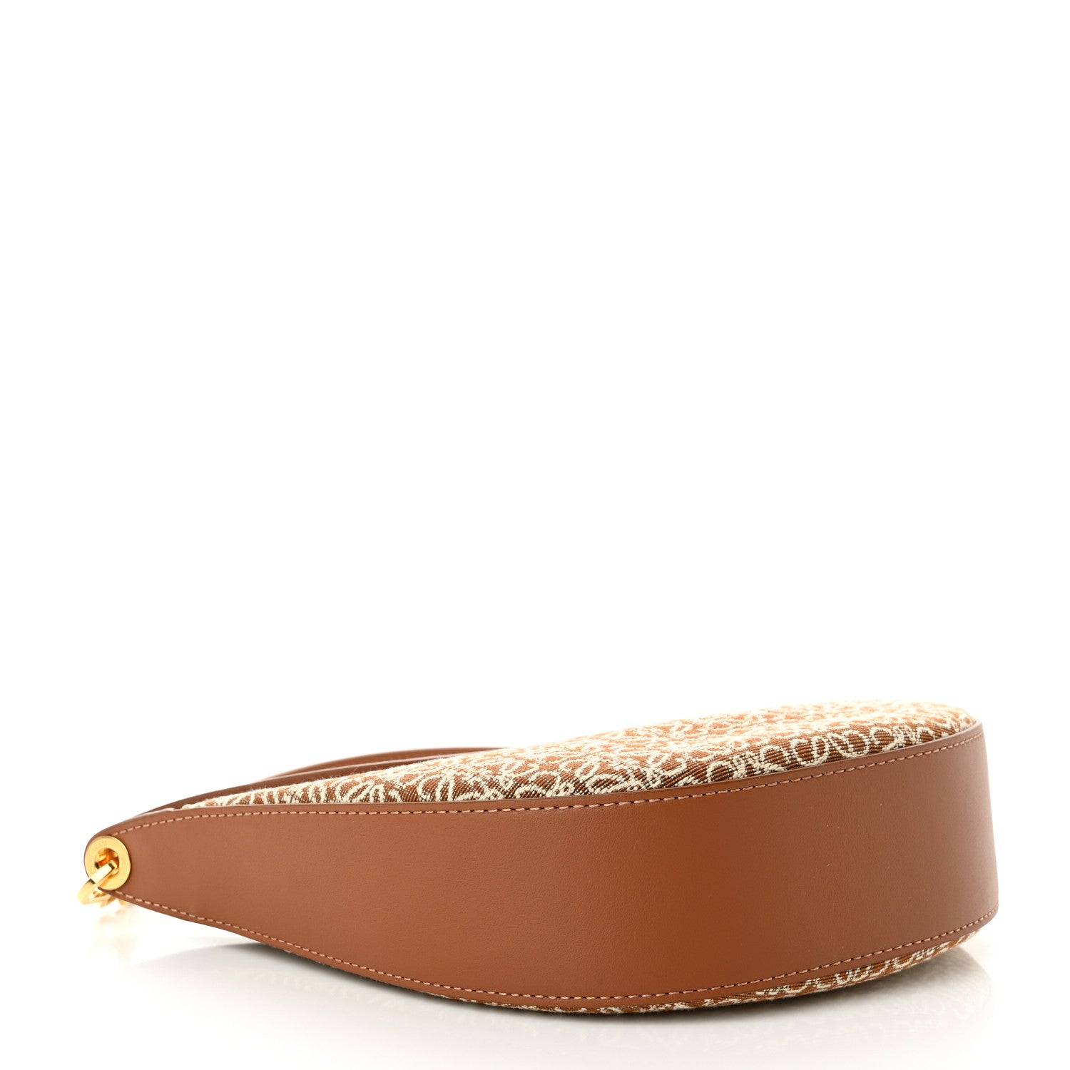 Loewe Jacquard Anagram Calfskin Small Luna Bag Tan Pecan 4 of 10