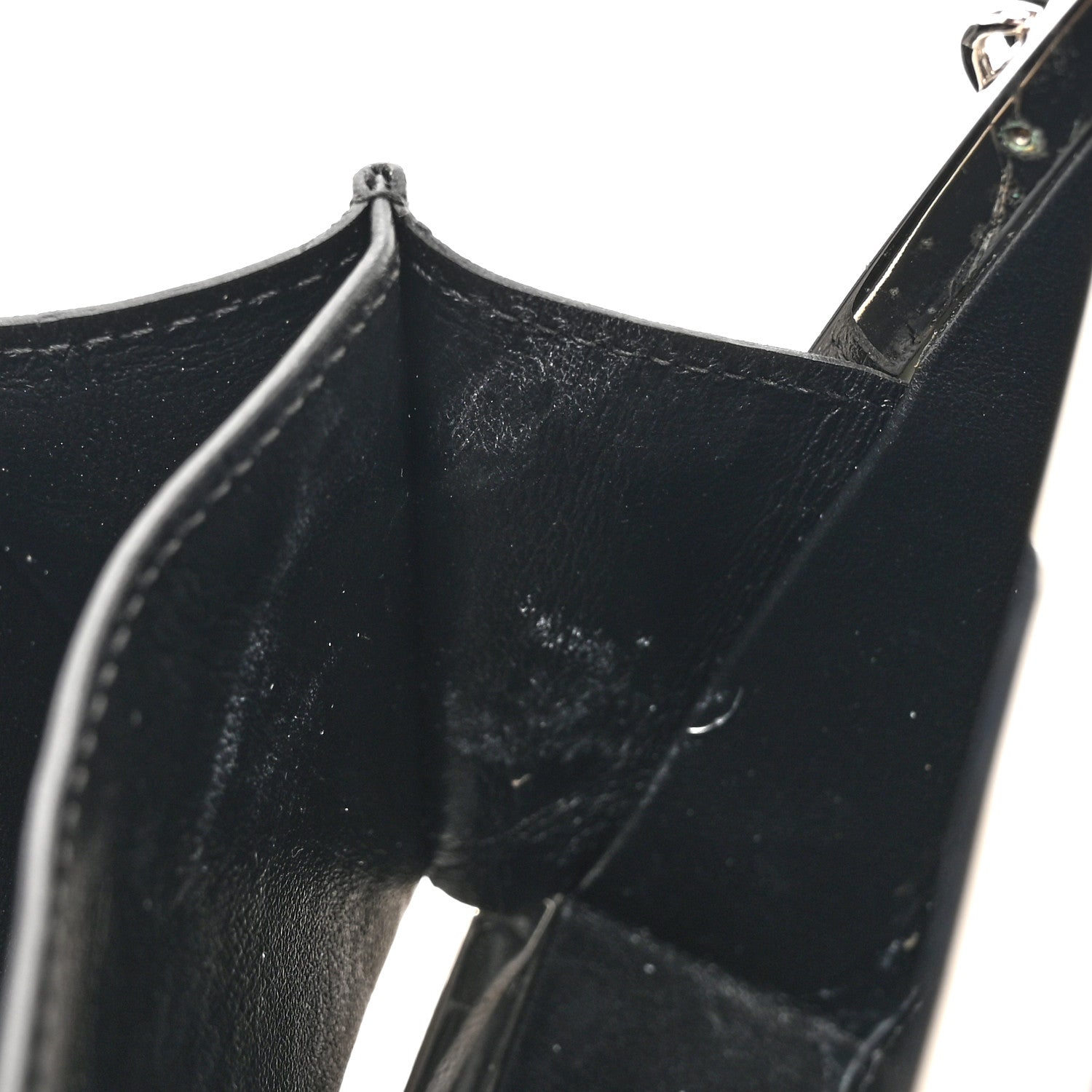 Chanel Patent Goatskin Make-Up Box Clutch With Chain  Black 14 of 16
