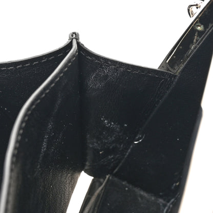 Chanel Patent Goatskin Make-Up Box Clutch With Chain  Black 14 of 16