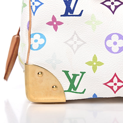 Louis Vuitton Monogram Multicolor Speedy 30 White 14 of 14