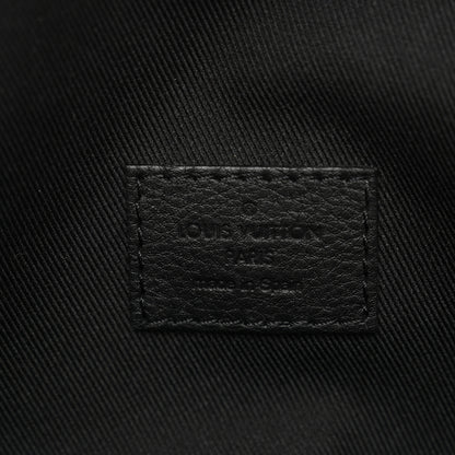 Louis Vuitton Calfskin Monogram Shadow Discovery Bumbag Black 5 of 8