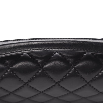 Chanel Lambskin Quilted Jumbo Easy Carry Flap Black 12 of 15