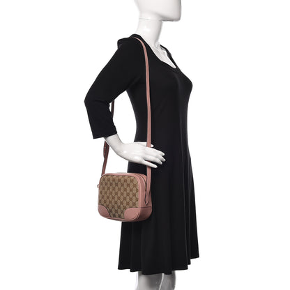 Gucci Monogram Mini Bree Messenger Bag Beige Soft Pink 2 of 9