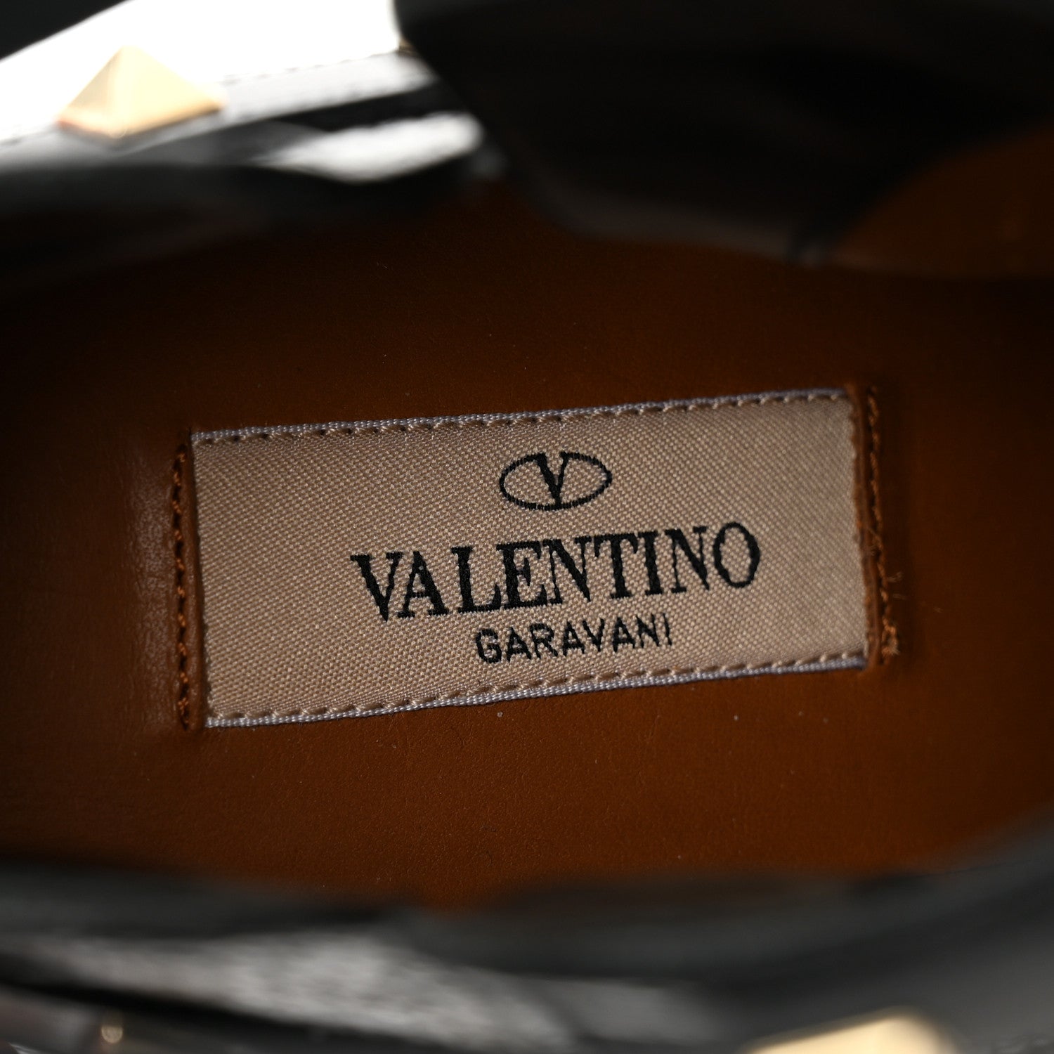 Valentino Garavani Grained Calfskin Rockstud Double Buckle 100mm Ankle Boots 38.5 Black 7 of 11