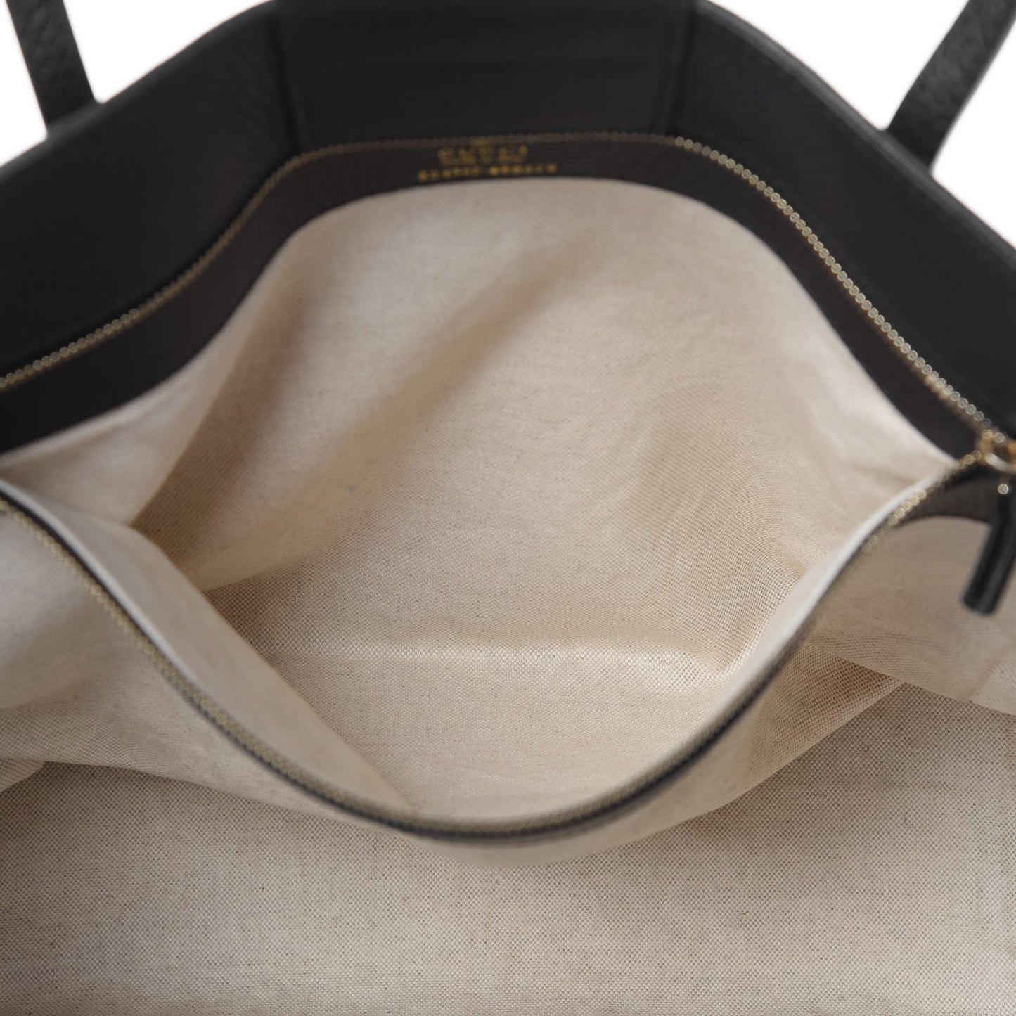 Pebbled Calfskin Medium Swing Tote Black