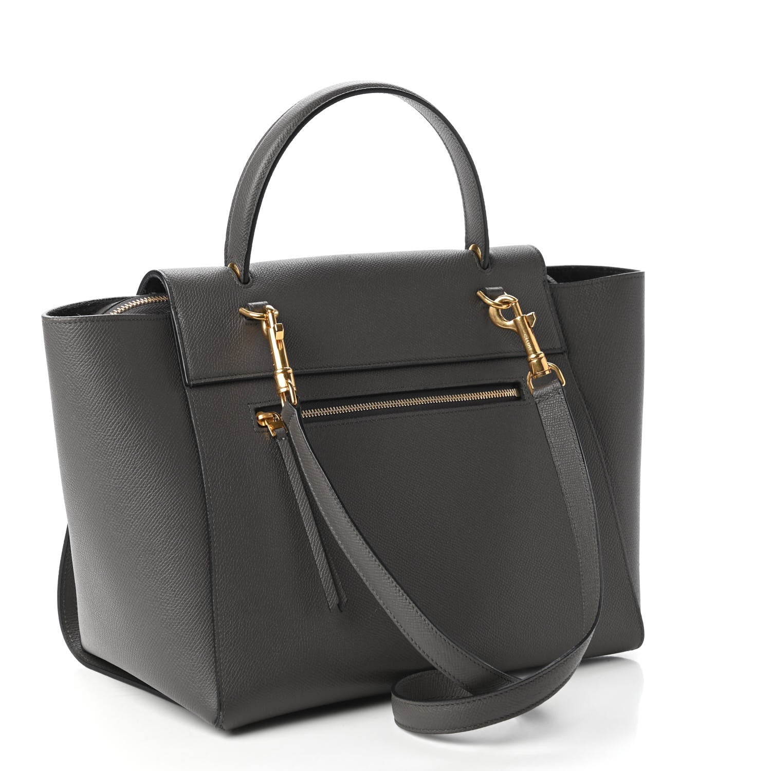 Celine Grained Calfskin Small Belt Bag Grey 3 of 9
