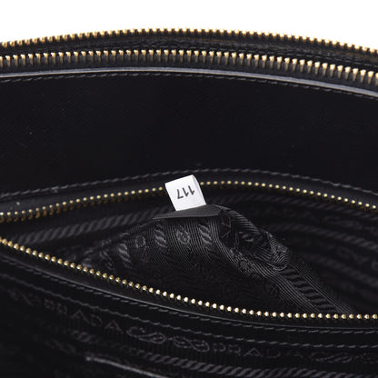 Prada Saffiano Lux Extra Large Galleria Double Zip Tote Black 9 of 14